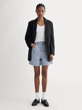 Everlane A Line Denim Shorts